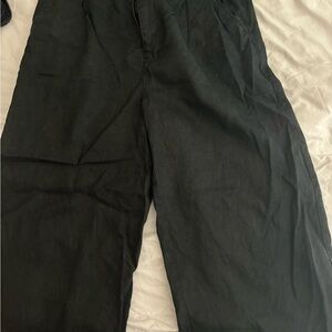 Women’s Black Linen Pants